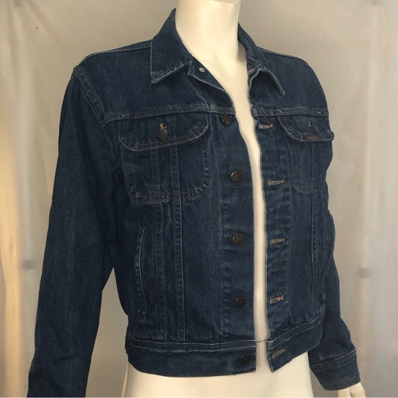 Vintage Dakota blue mid wash denim jean jacket size small - Picture 11 of 15
